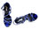 Sandals - 819-2443 - blu Reptil