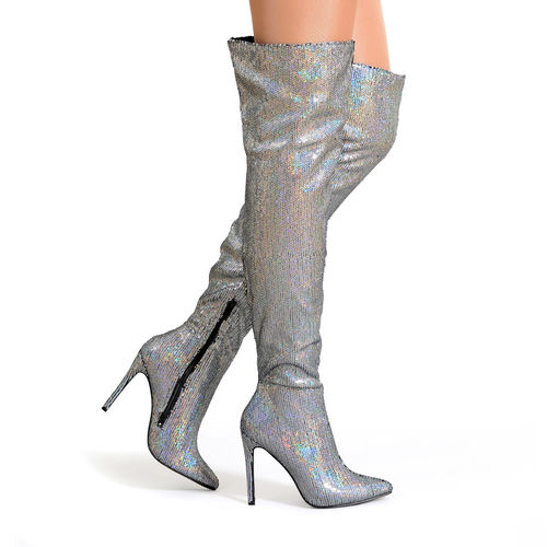Boots - Faye - silver