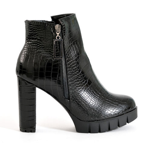 Boots - Valentina-25 - black-stone